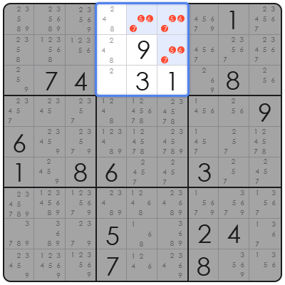 easy printable sudoku large print